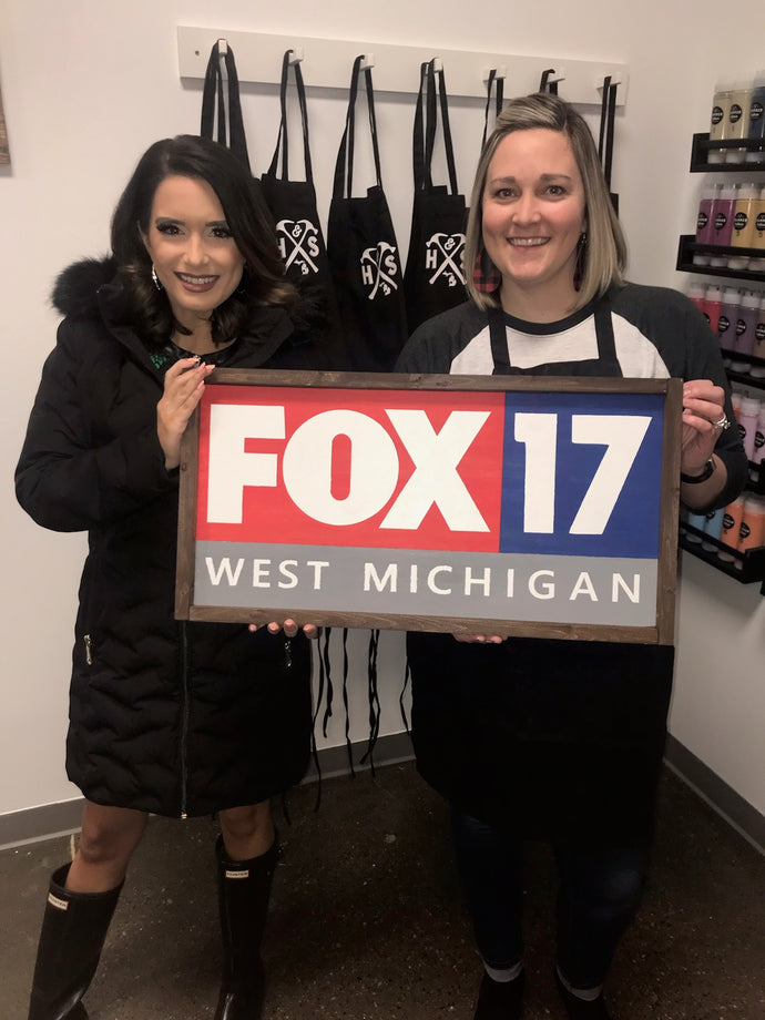 FOX 17 News: DIY studio ‘Hammer & Stain West Michigan’ opens in Grandville