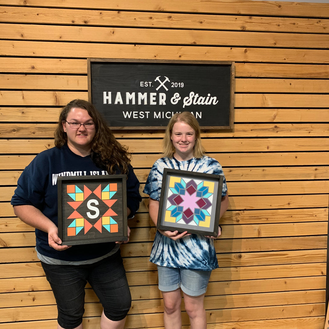11/7/25 - 2pm - Barn Quilt Workshop