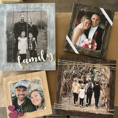 Custom Photo Pallets