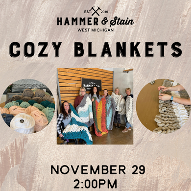 11/29/24 (2:30pm) - Heather's Cozy Knit Blanket Workshop