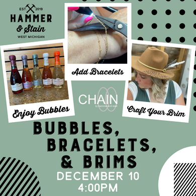 12/10/23 (4:00pm) - Bubbles, Bracelets, & Brims