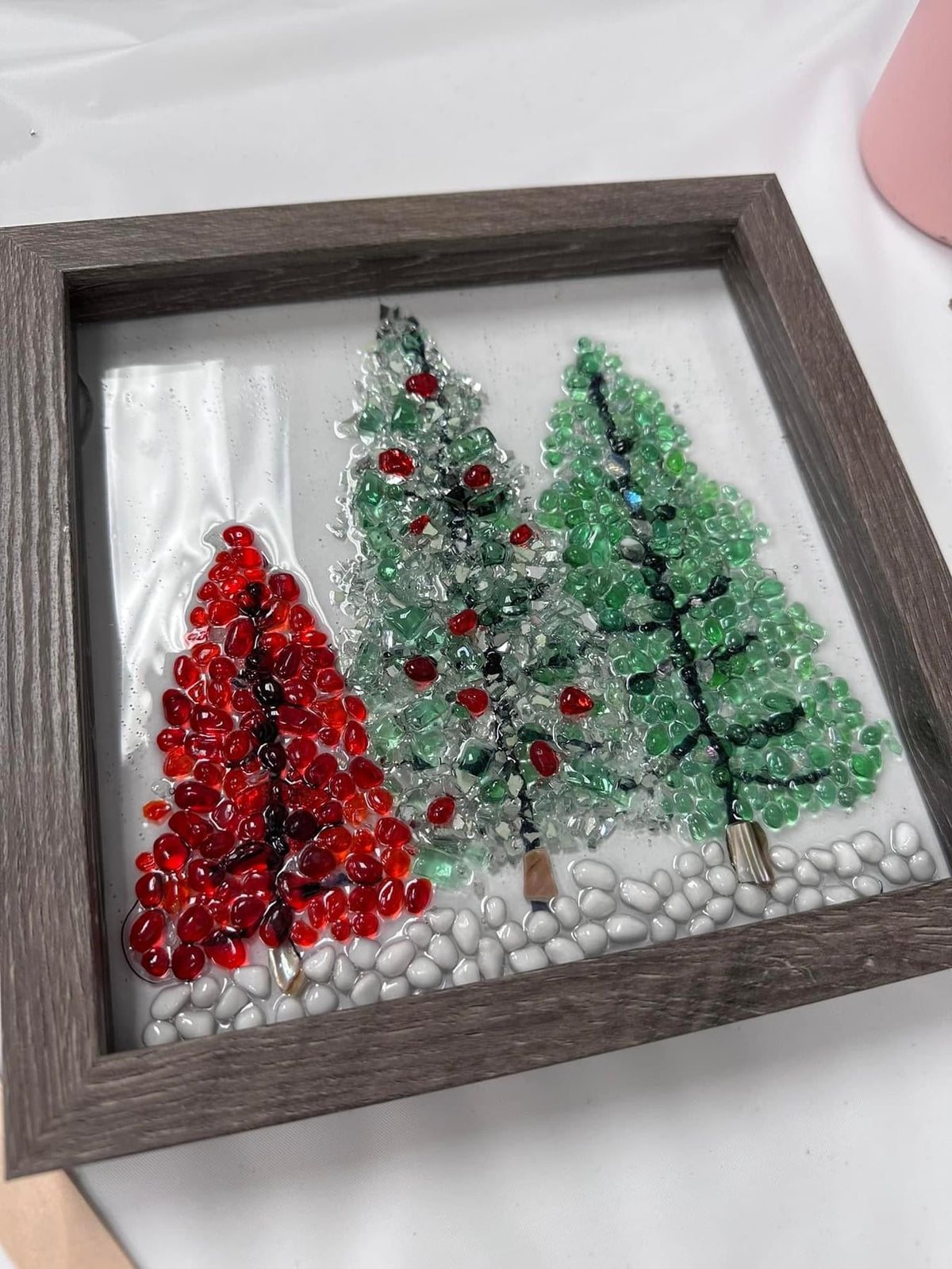 Crushed Glass Art