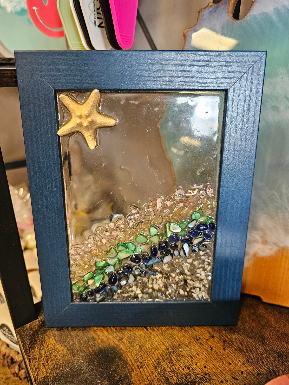 Crushed Glass Art