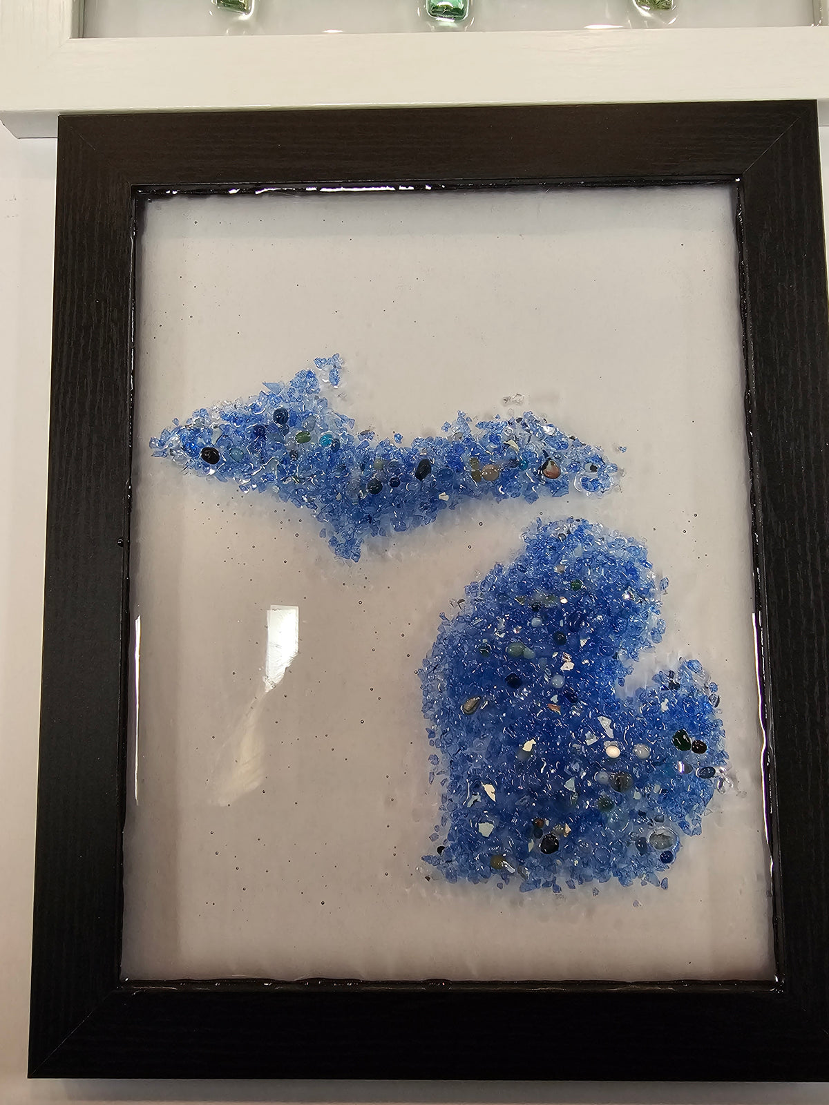 Crushed Glass Art