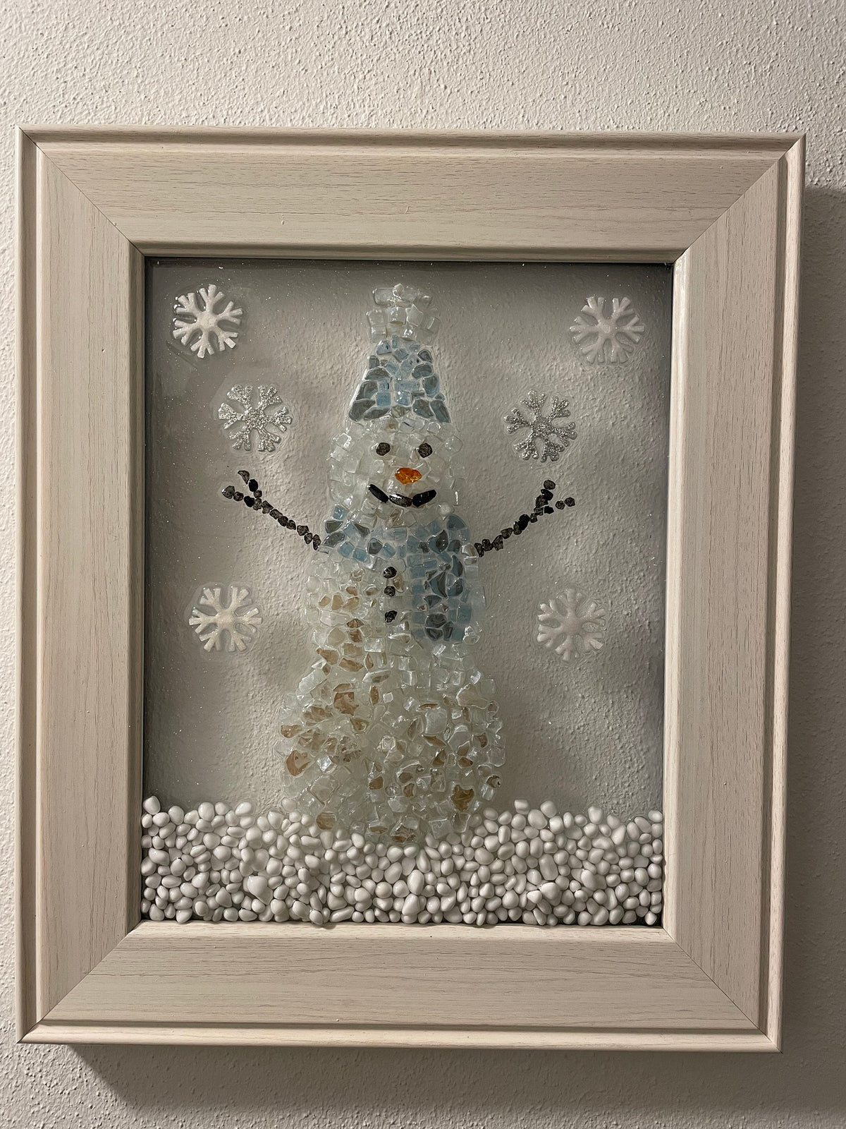 Crushed Glass Art
