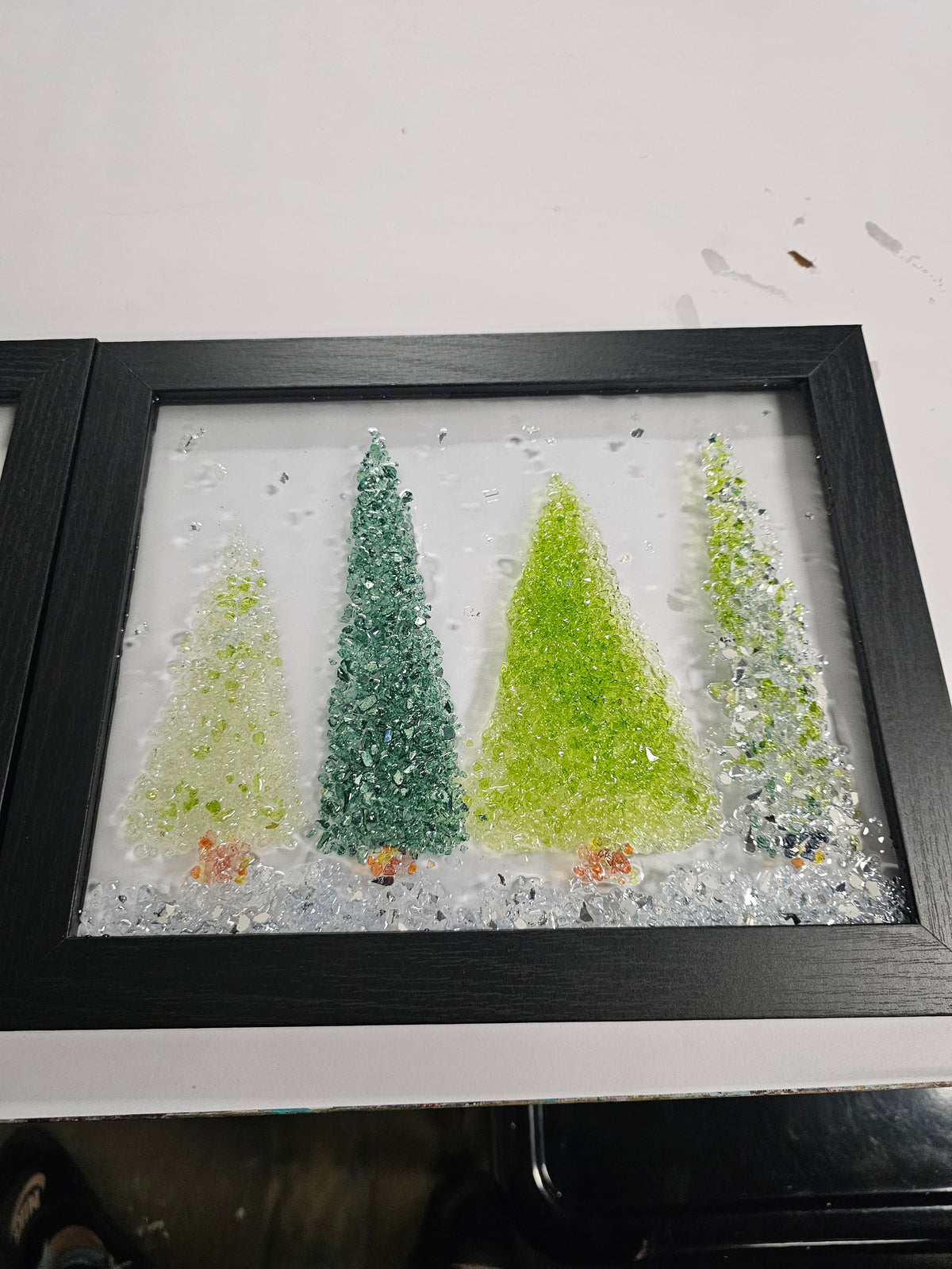 Crushed Glass Art