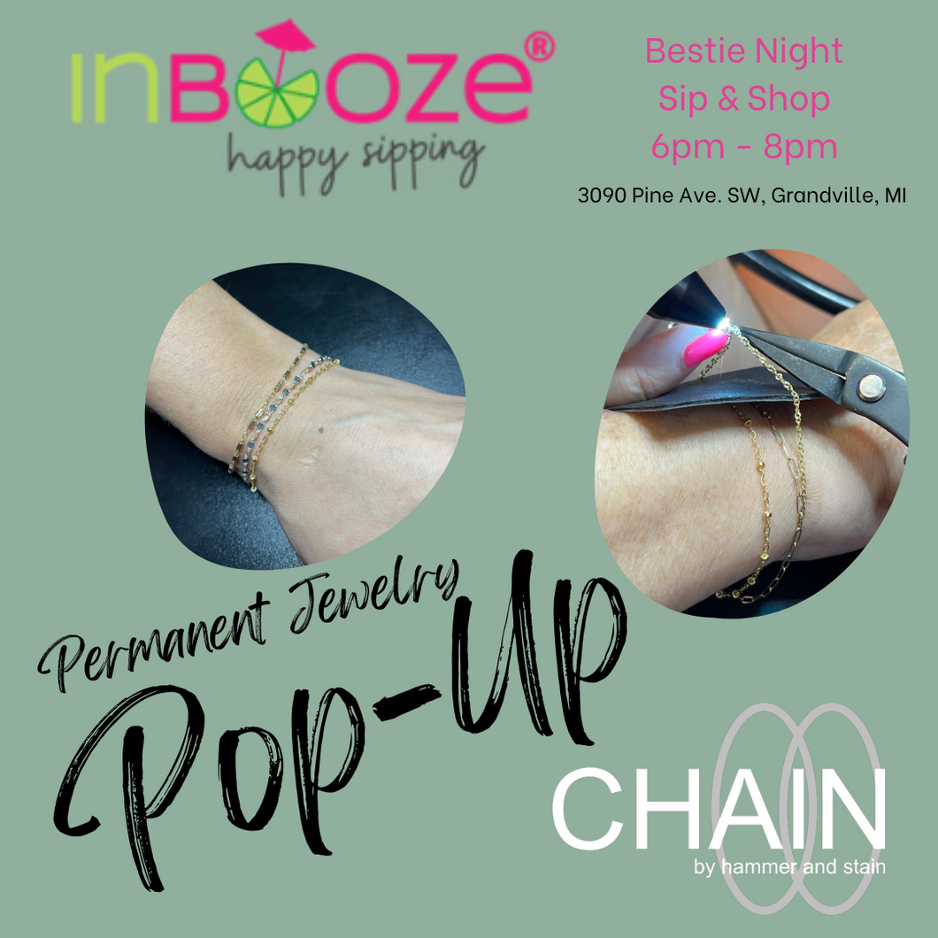 05/09/24 (6:00pm - 8:00pm) - Bestie Night Sip & Shop CHAIN Pop-Up at InBooze