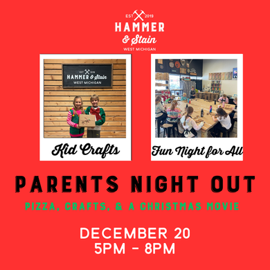 12/20/25 - 5pm - Parent's Night Out