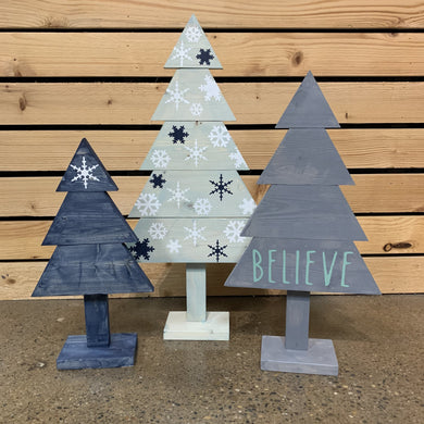 Sleds, Trees, & Tree Trios