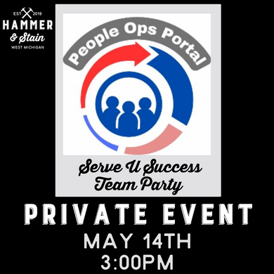 05/14/25 (03:00pm) - Serve-U-Success Private Event