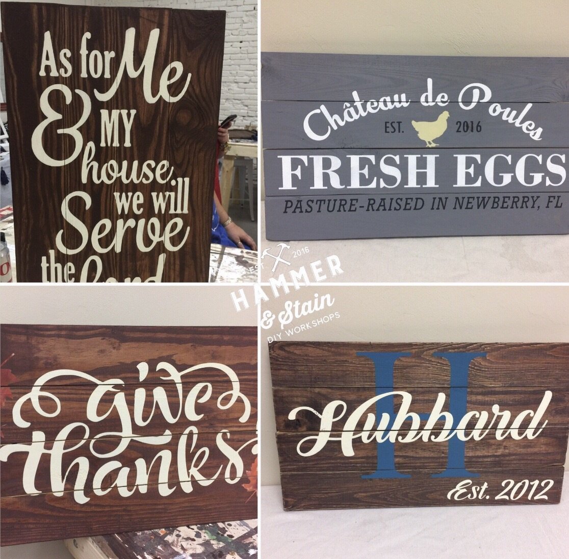 Pallet Sign Workshop